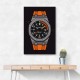 AP Diver Orange Watch Cartoon Style AP Diver Orange Watch Cartoon Style