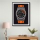 AP Diver Orange Watch Cartoon Style AP Diver Orange Watch Cartoon Style