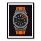 AP Diver Orange Watch Cartoon Style AP Diver Orange Watch Cartoon Style
