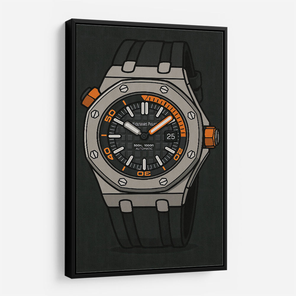 AP Diver Watch Cartoon Style AP Diver Watch Cartoon Style