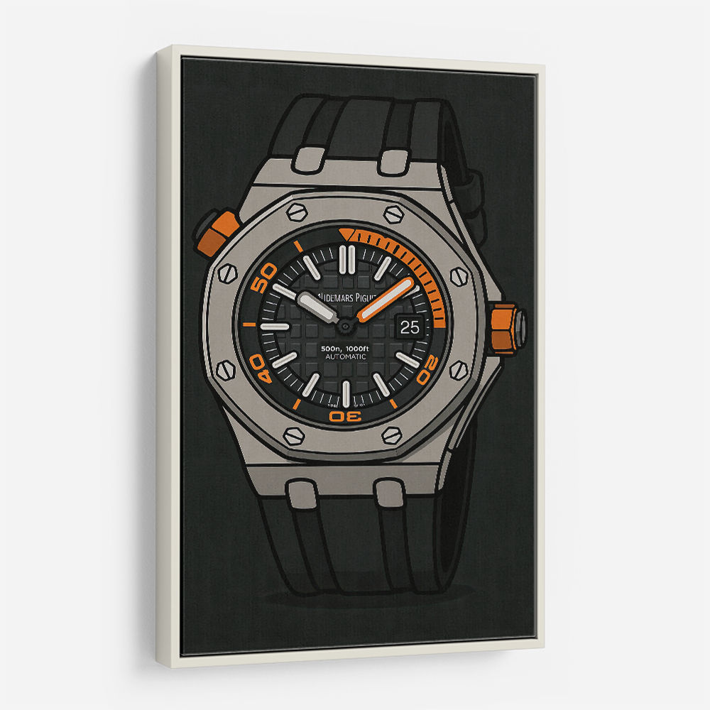 AP Diver Watch Cartoon Style AP Diver Watch Cartoon Style