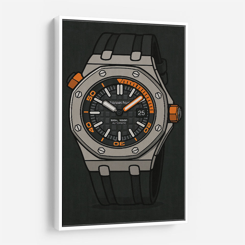 AP Diver Watch Cartoon Style AP Diver Watch Cartoon Style