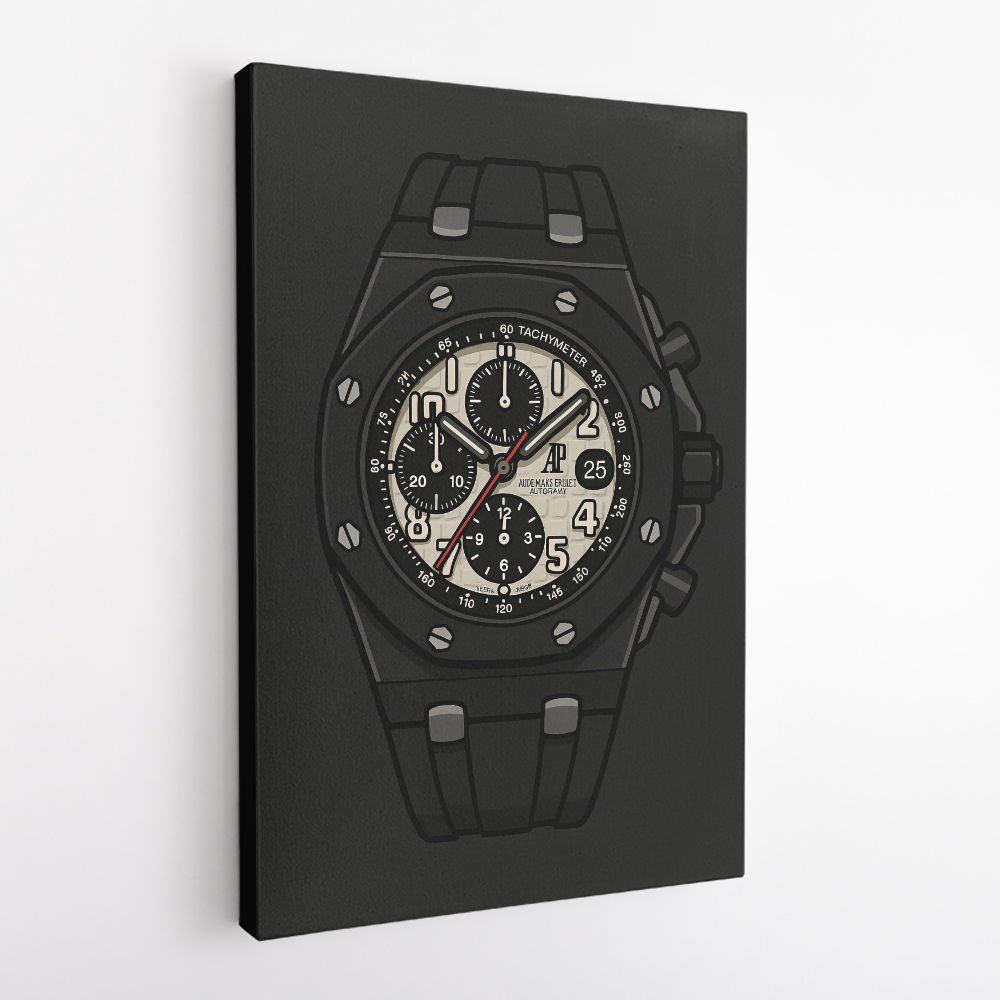 Audemars Piguet Royal Oak Offshore Ceramic Chronograph in Cartoon Style Artwork Audemars Piguet Royal Oak Offshore Ceramic Chronograph in Cartoon Style Artwork
