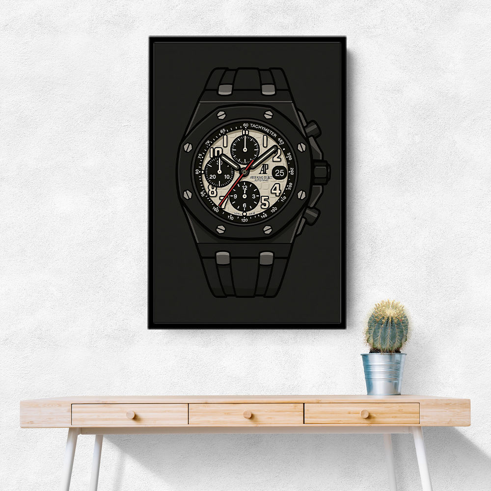 Audemars Piguet Royal Oak Offshore Ceramic Chronograph in Cartoon Style Artwork Audemars Piguet Royal Oak Offshore Ceramic Chronograph in Cartoon Style Artwork