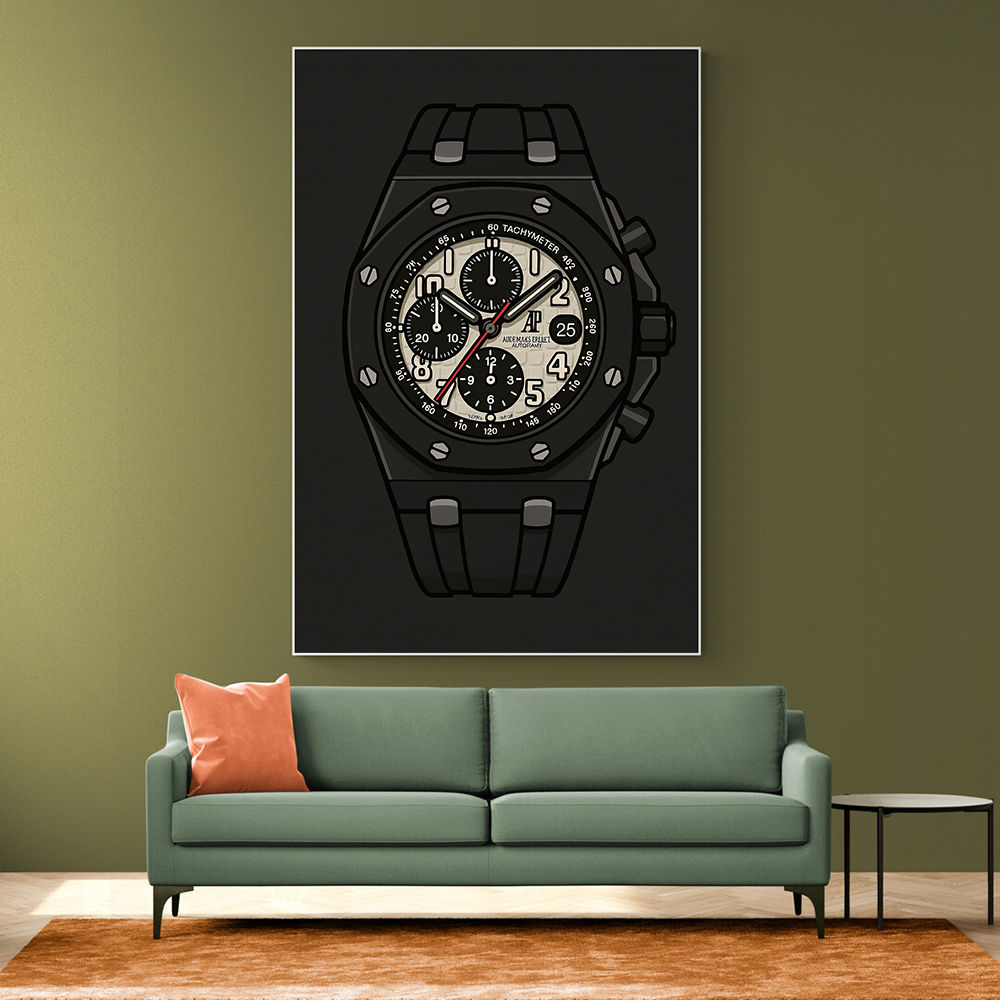 Audemars Piguet Royal Oak Offshore Ceramic Chronograph in Cartoon Style Artwork Audemars Piguet Royal Oak Offshore Ceramic Chronograph in Cartoon Style Artwork
