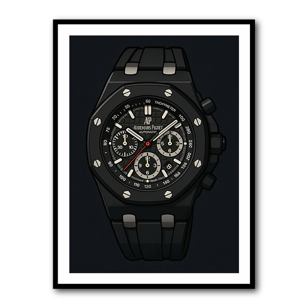 Audemars Piguet Royal Oak Offshore Ceramic Chronograph in Cartoon Style Audemars Piguet Royal Oak Offshore Ceramic Chronograph in Cartoon Style