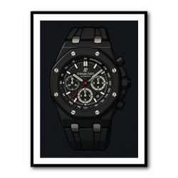 Audemars Piguet Royal Oak Offshore Ceramic Chronograph in Cartoon Style