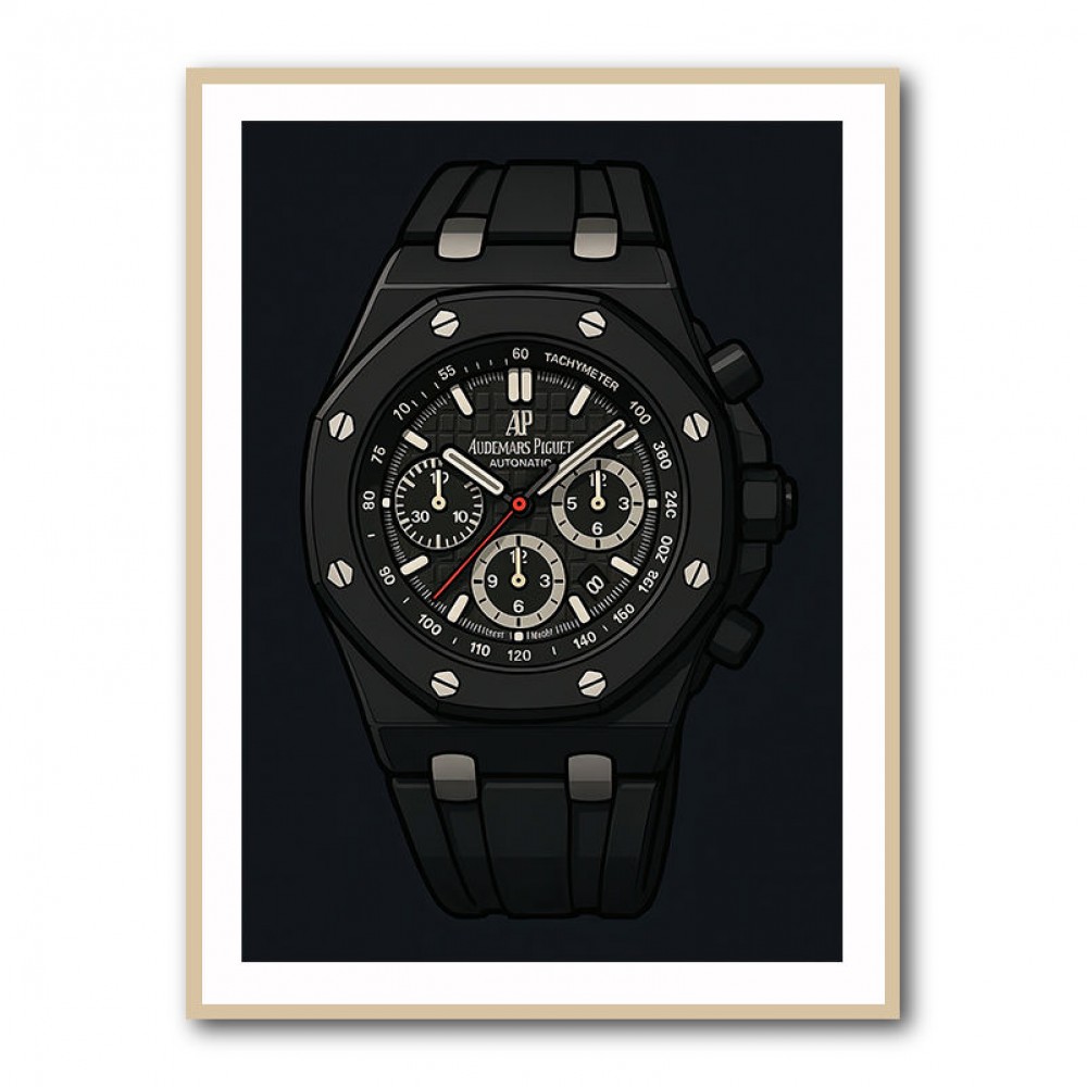 Audemars Piguet Royal Oak Offshore Ceramic Chronograph in Cartoon Style Audemars Piguet Royal Oak Offshore Ceramic Chronograph in Cartoon Style