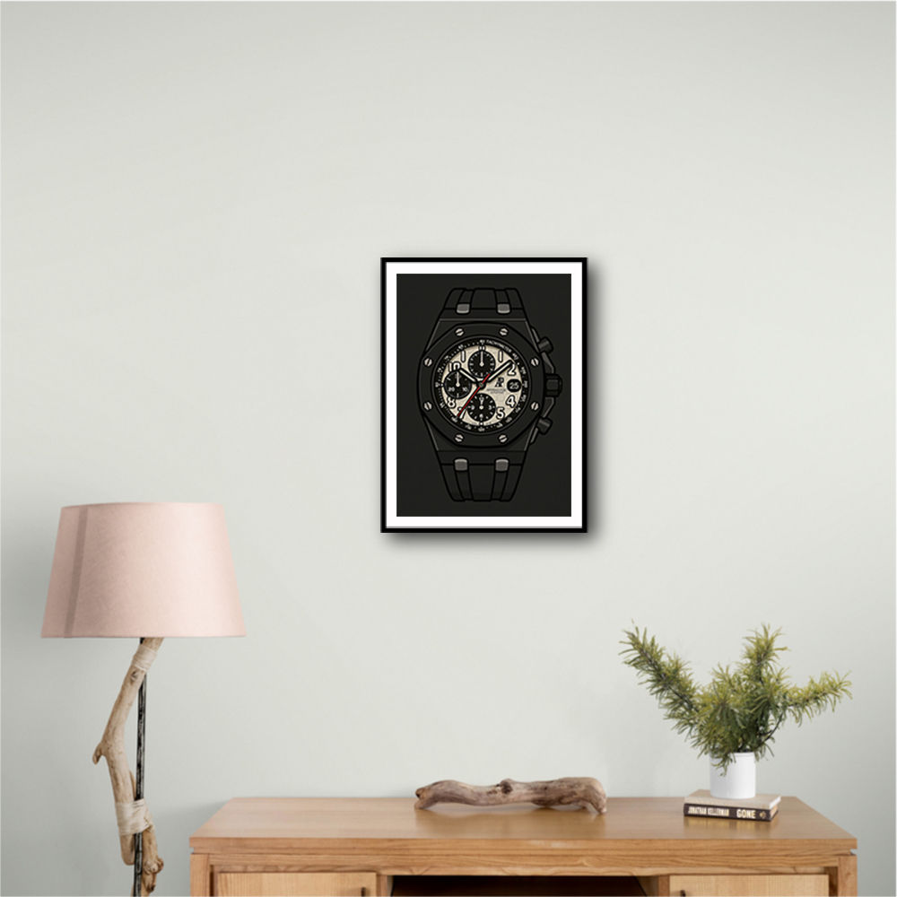 Audemars Piguet Royal Oak Offshore Ceramic Chronograph in Cartoon Style Artwork Audemars Piguet Royal Oak Offshore Ceramic Chronograph in Cartoon Style Artwork