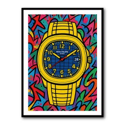 Patek Aquanaut Gold Cartoon Art 2