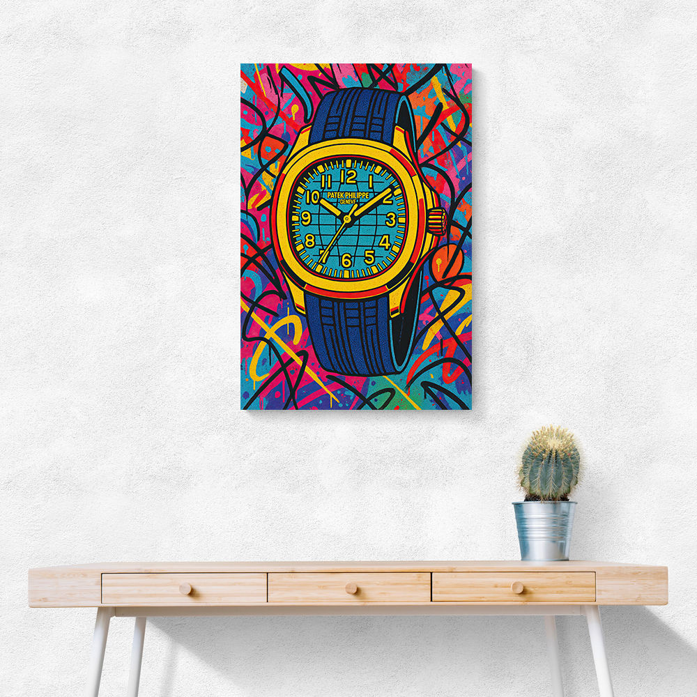 Patek Aquanaut Gold Cartoon Art Patek Aquanaut Gold Cartoon Art