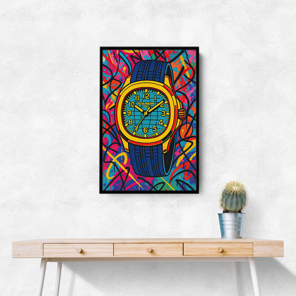 Patek Aquanaut Gold Cartoon Art Patek Aquanaut Gold Cartoon Art