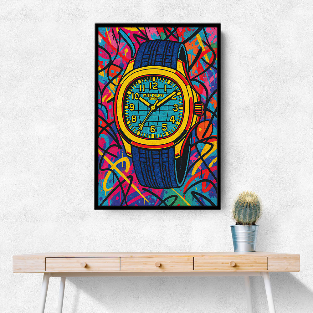 Patek Aquanaut Gold Cartoon Art Patek Aquanaut Gold Cartoon Art