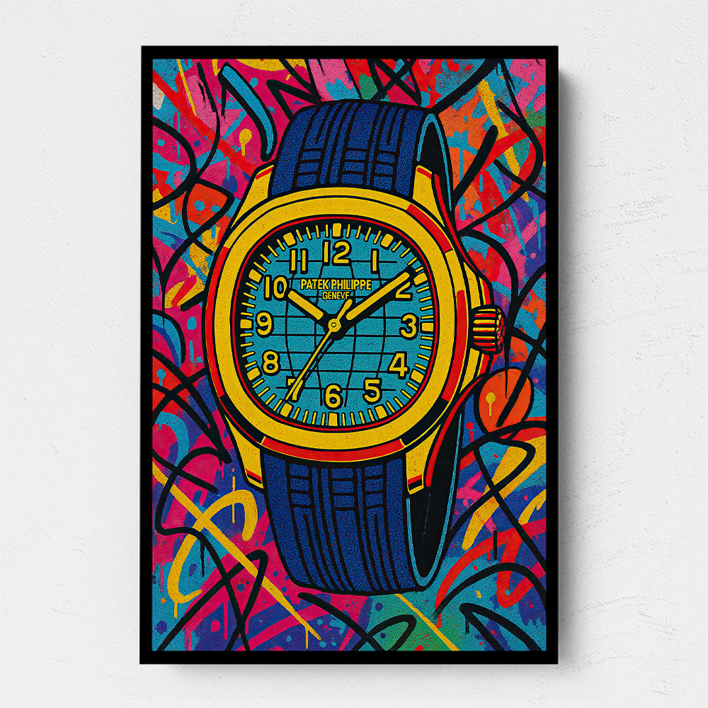 Patek Aquanaut Gold Cartoon Art Patek Aquanaut Gold Cartoon Art