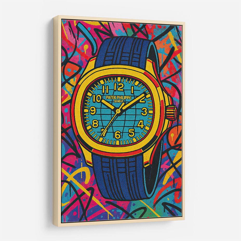 Patek Aquanaut Gold Cartoon Art Patek Aquanaut Gold Cartoon Art
