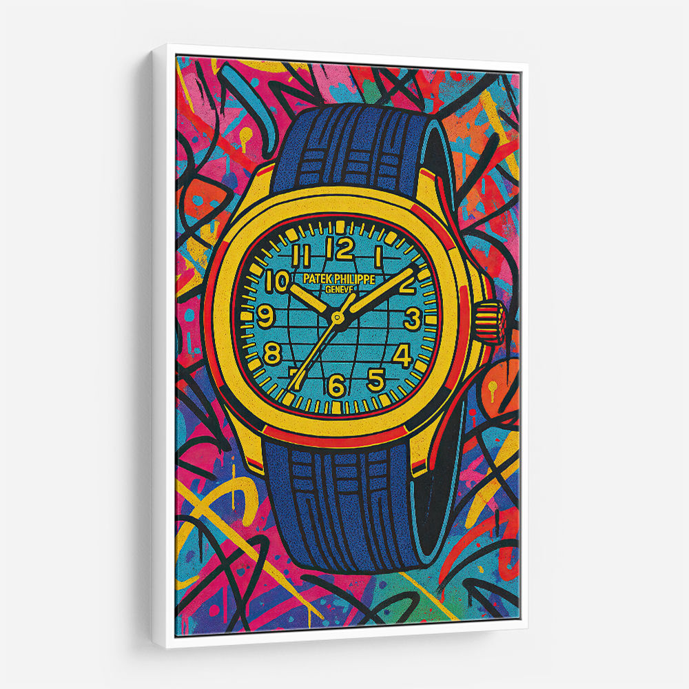 Patek Aquanaut Gold Cartoon Art Patek Aquanaut Gold Cartoon Art