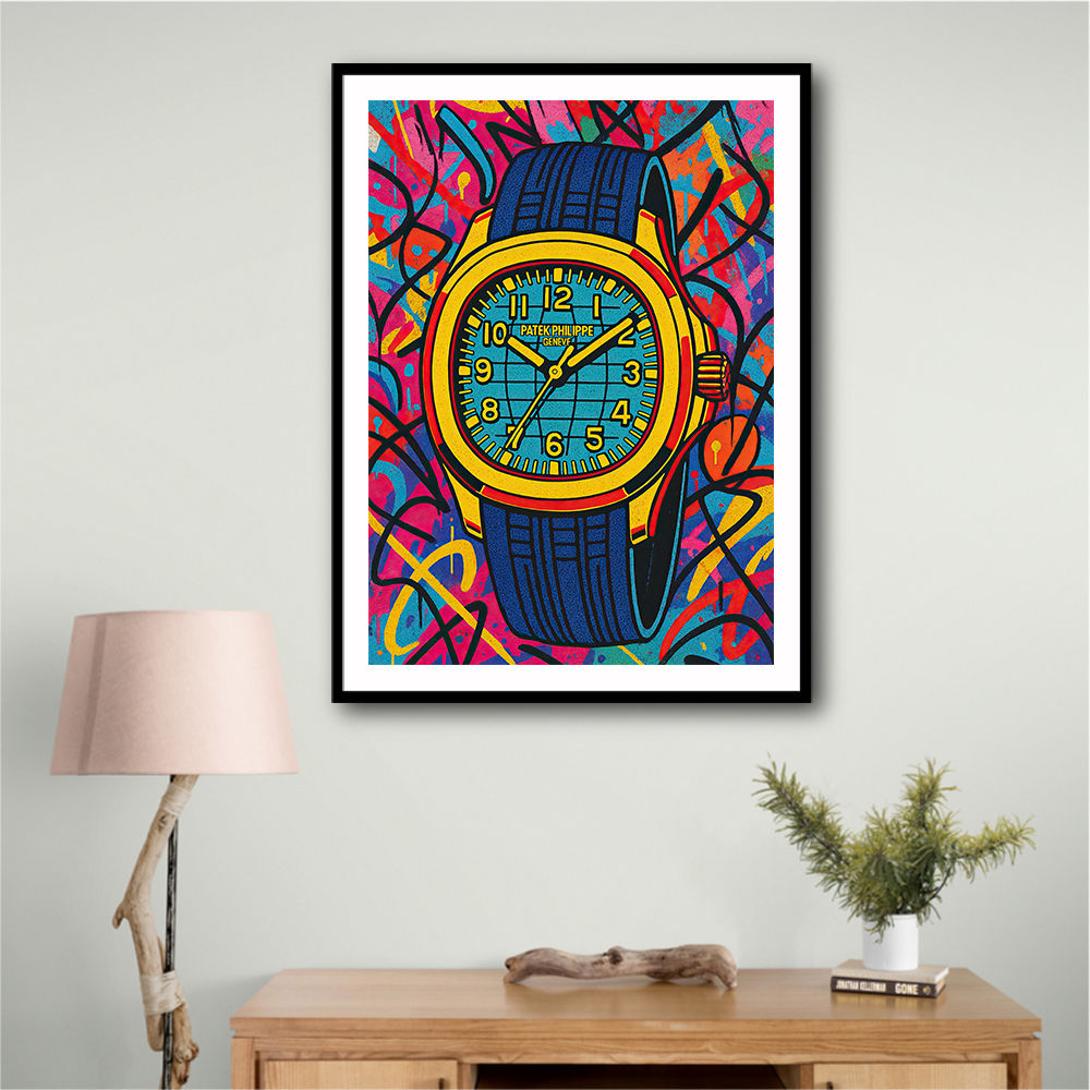 Patek Aquanaut Gold Cartoon Art Patek Aquanaut Gold Cartoon Art