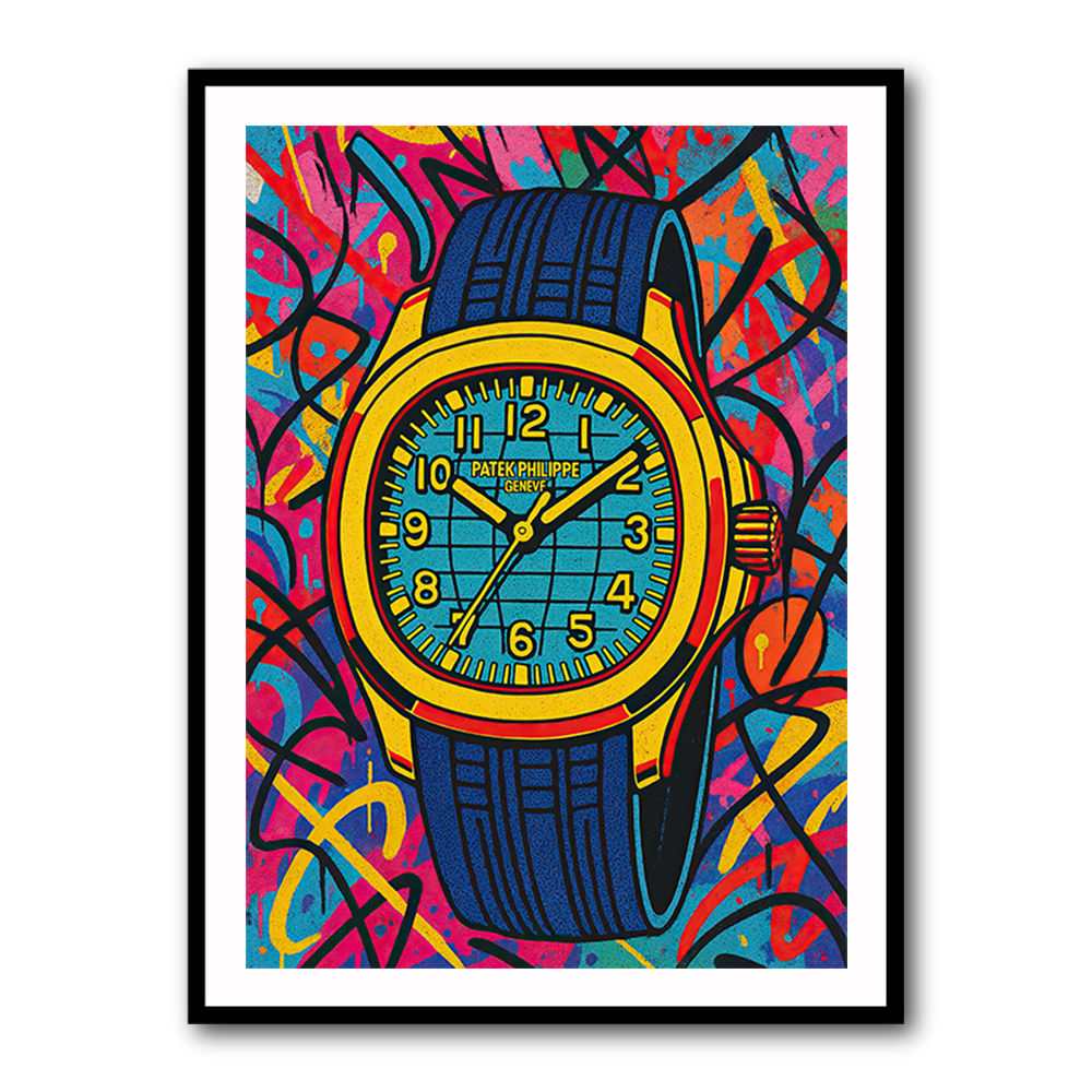 Patek Aquanaut Gold Cartoon Art Patek Aquanaut Gold Cartoon Art