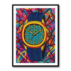 Patek Aquanaut Gold Cartoon Art