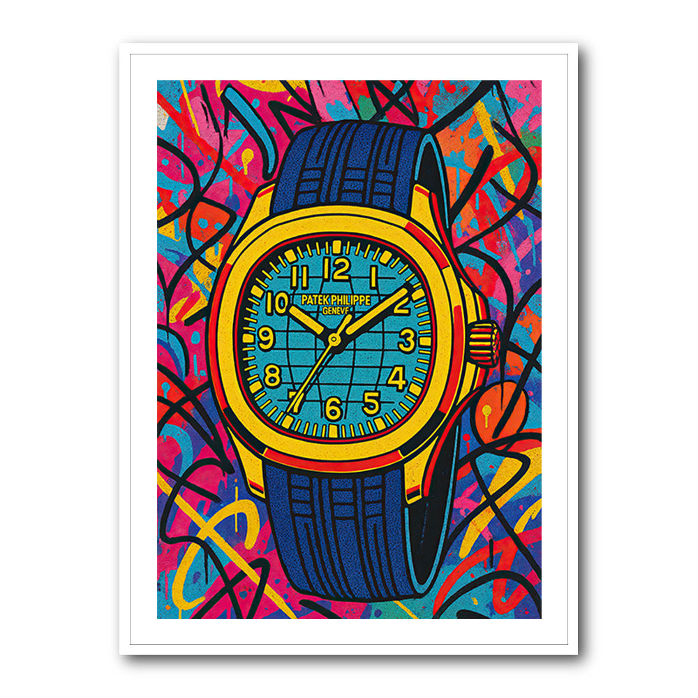 Patek Aquanaut Gold Cartoon Art Patek Aquanaut Gold Cartoon Art
