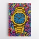 Patek Nautilus Gold Cartoon Art