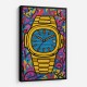 Patek Nautilus Gold Cartoon Art