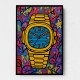Patek Nautilus Gold Cartoon Art