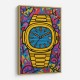 Patek Nautilus Gold Cartoon Art