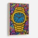 Patek Nautilus Gold Cartoon Art