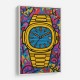Patek Nautilus Gold Cartoon Art