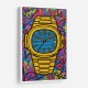 Patek Nautilus Gold Cartoon Art