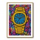 Patek Nautilus Gold Cartoon Art
