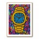 Patek Nautilus Gold Cartoon Art
