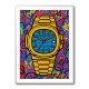 Patek Nautilus Gold Cartoon Art
