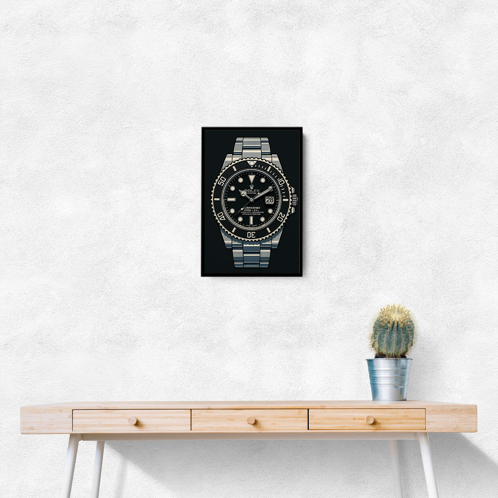 Rolex Submariner Cartoon Style Art Rolex Submariner Cartoon Style Art