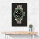 Rolex Submariner Starbucks Cartoon Style Art 