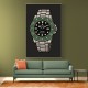 Rolex Submariner Starbucks Cartoon Style Art 