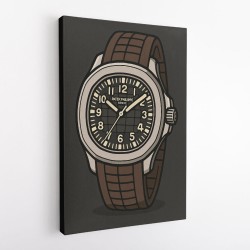 Patek Aquanaut Brown Cartoon Illistration 