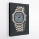Patek Nautilus Blue Cartoon Style