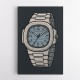 Patek Nautilus Blue Cartoon Style