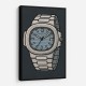 Patek Nautilus Blue Cartoon Style