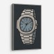 Patek Nautilus Blue Cartoon Style