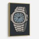 Patek Nautilus Blue Cartoon Style