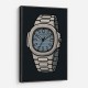 Patek Nautilus Blue Cartoon Style