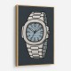 Patek Nautilus Blue Cartoon Style