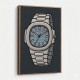 Patek Nautilus Blue Cartoon Style