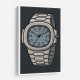 Patek Nautilus Blue Cartoon Style