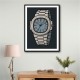 Patek Nautilus Blue Cartoon Style