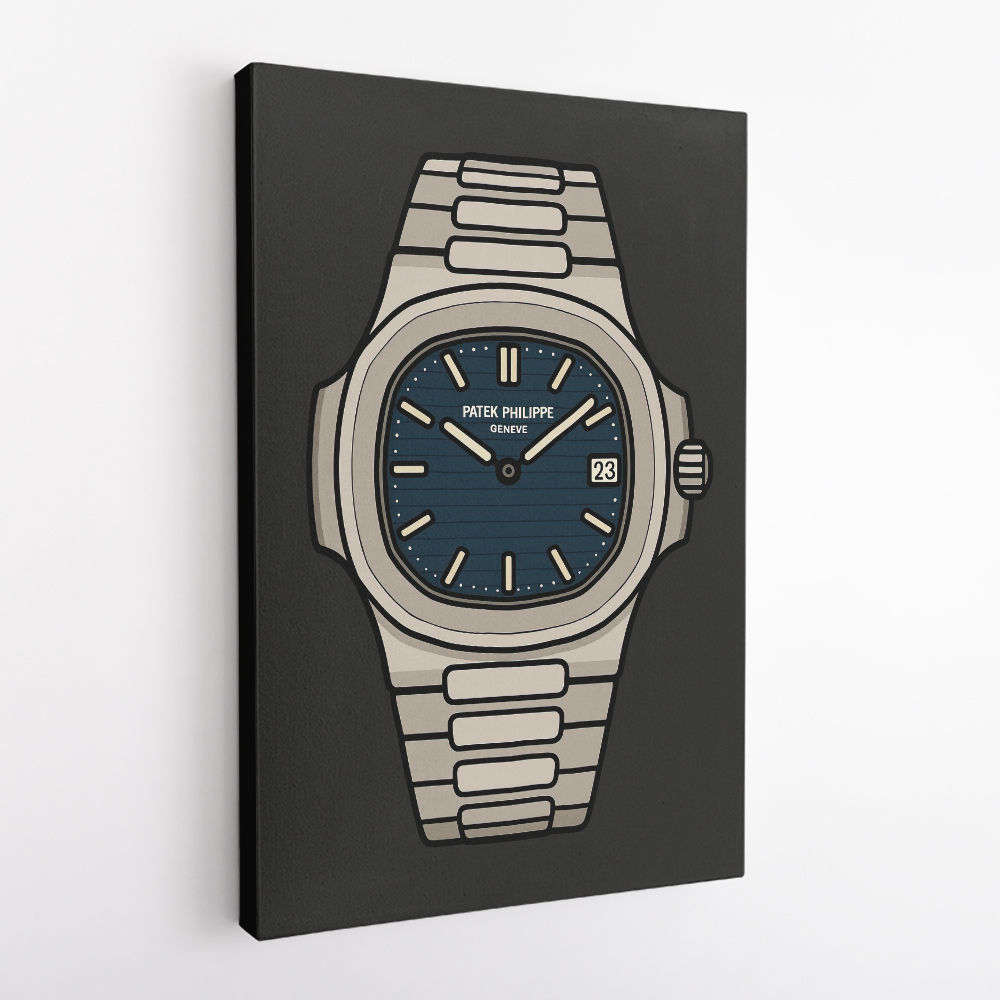 Patek Nautilus Blue Illistration