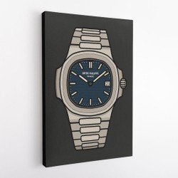 Patek Nautilus Blue Illistration